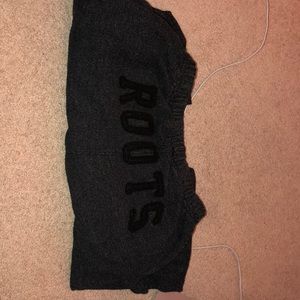 Roots Track Pants Salt and Pepper